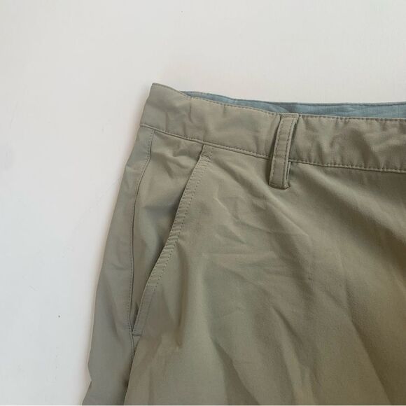 Free Fly Mens 40 Beige Chino shorts Stretch Pockets Utility Hybrid Outdoor Comfy - Picture 8 of 9
